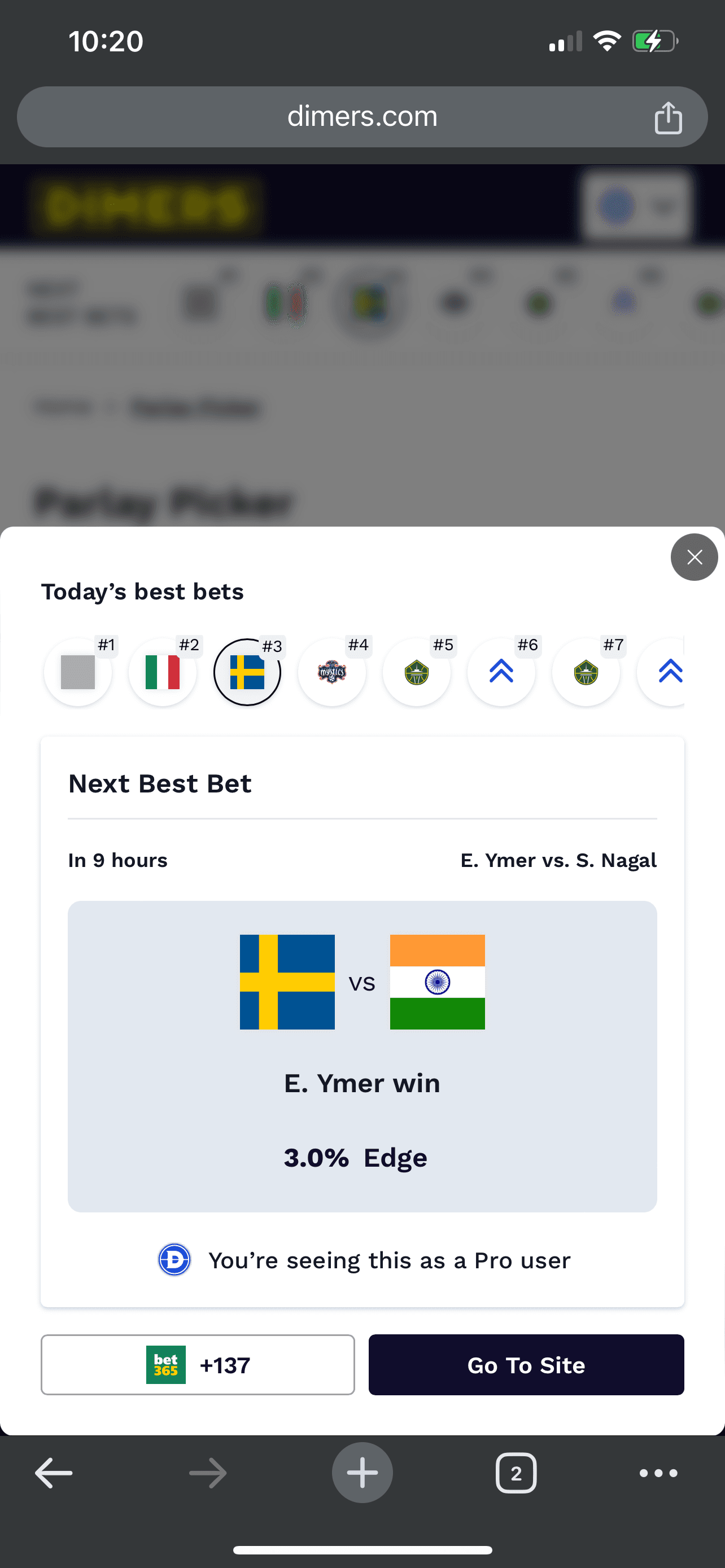 Sticky Best Bets iteration 2