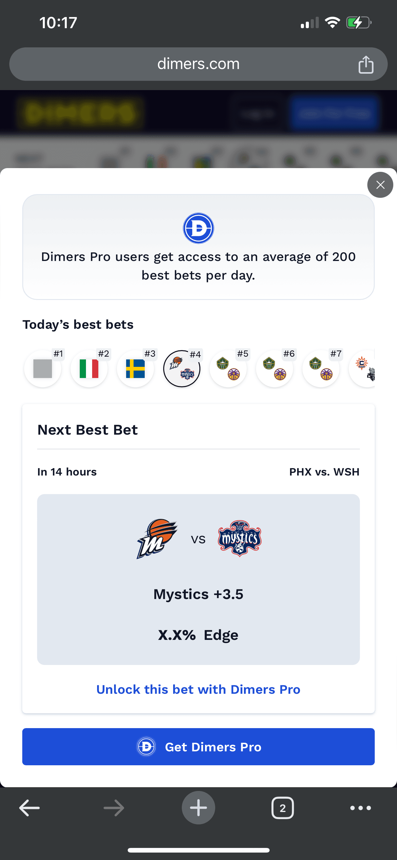 Sticky Best Bets iteration 3